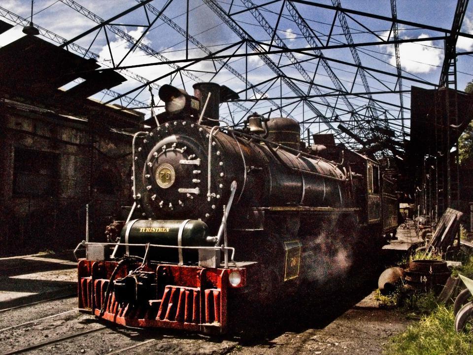 La 76: la legendaria locomotora de la Estación de la Sabana de Bogotá